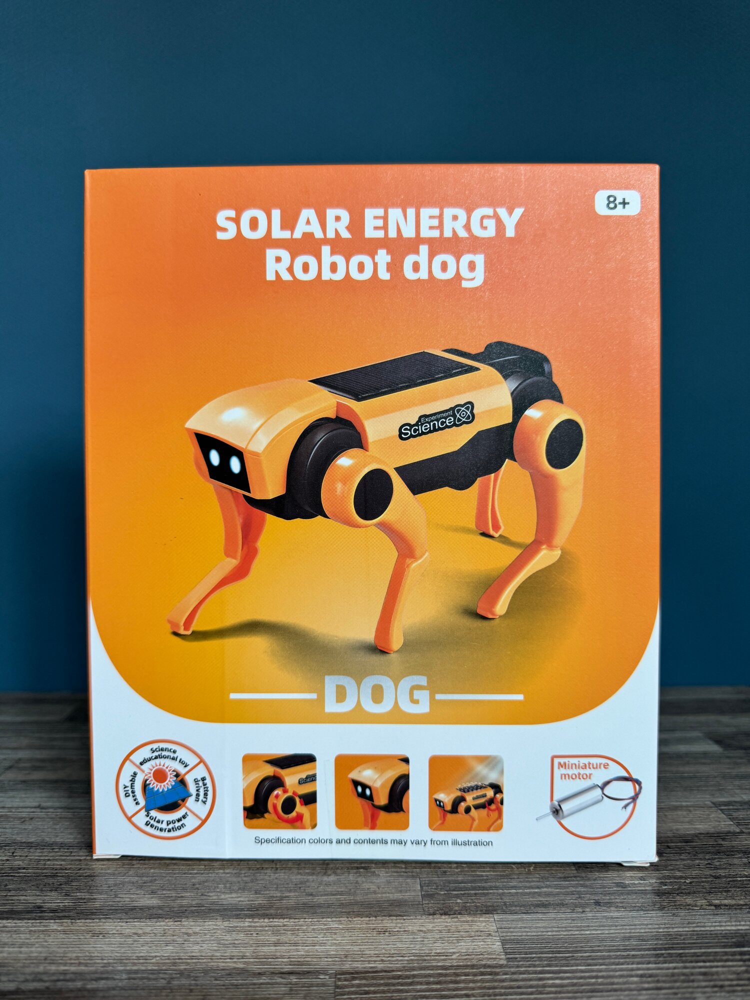 Робот кошка собака / игрушка конструктор на солнечной батарее