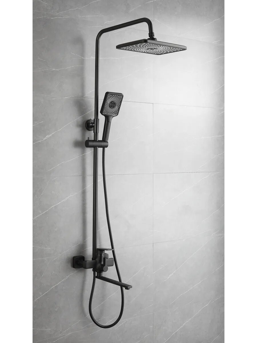 Душевая система с тропическим душем Frap F2471-6 — фото 1