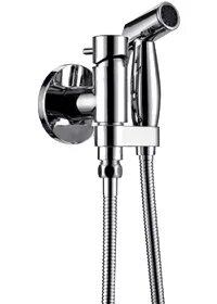 Гигиенический душ Bravat Eler D9137CP-RUS со смесителем встраиваемый латунь хром скрытого монтажа немецкий