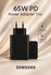 Зарядное устройство Samsung Power Adapter Trio, 65 Вт, 2 USB-C, USB-A