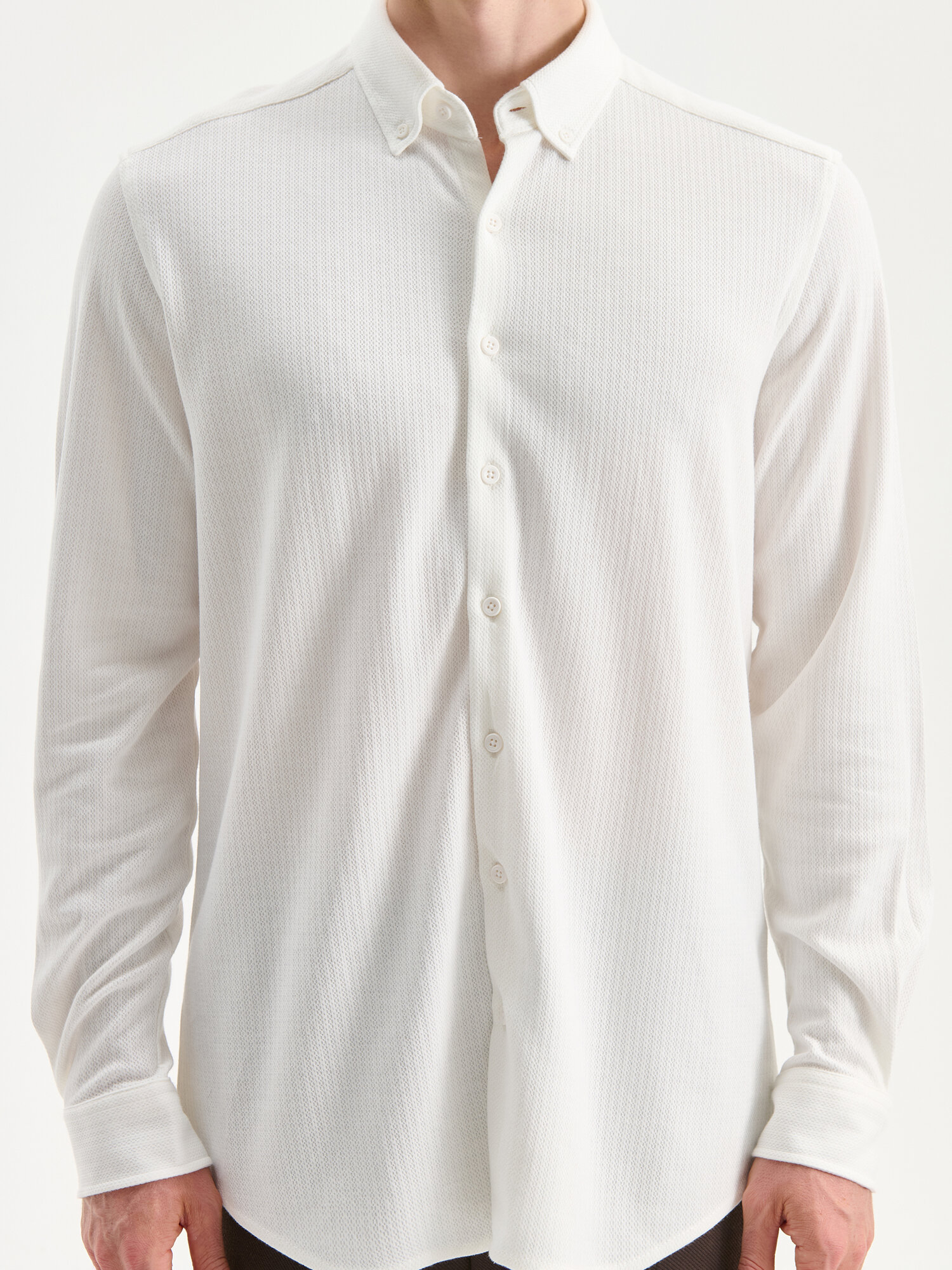 Рубашка LC Waikiki, размер M, ecru — фото 1