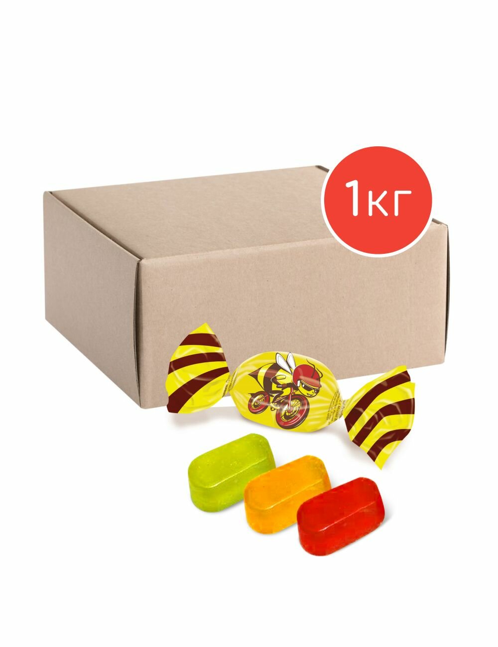 Конфеты Рот Фронт Очумелый шмелик микс 1кг