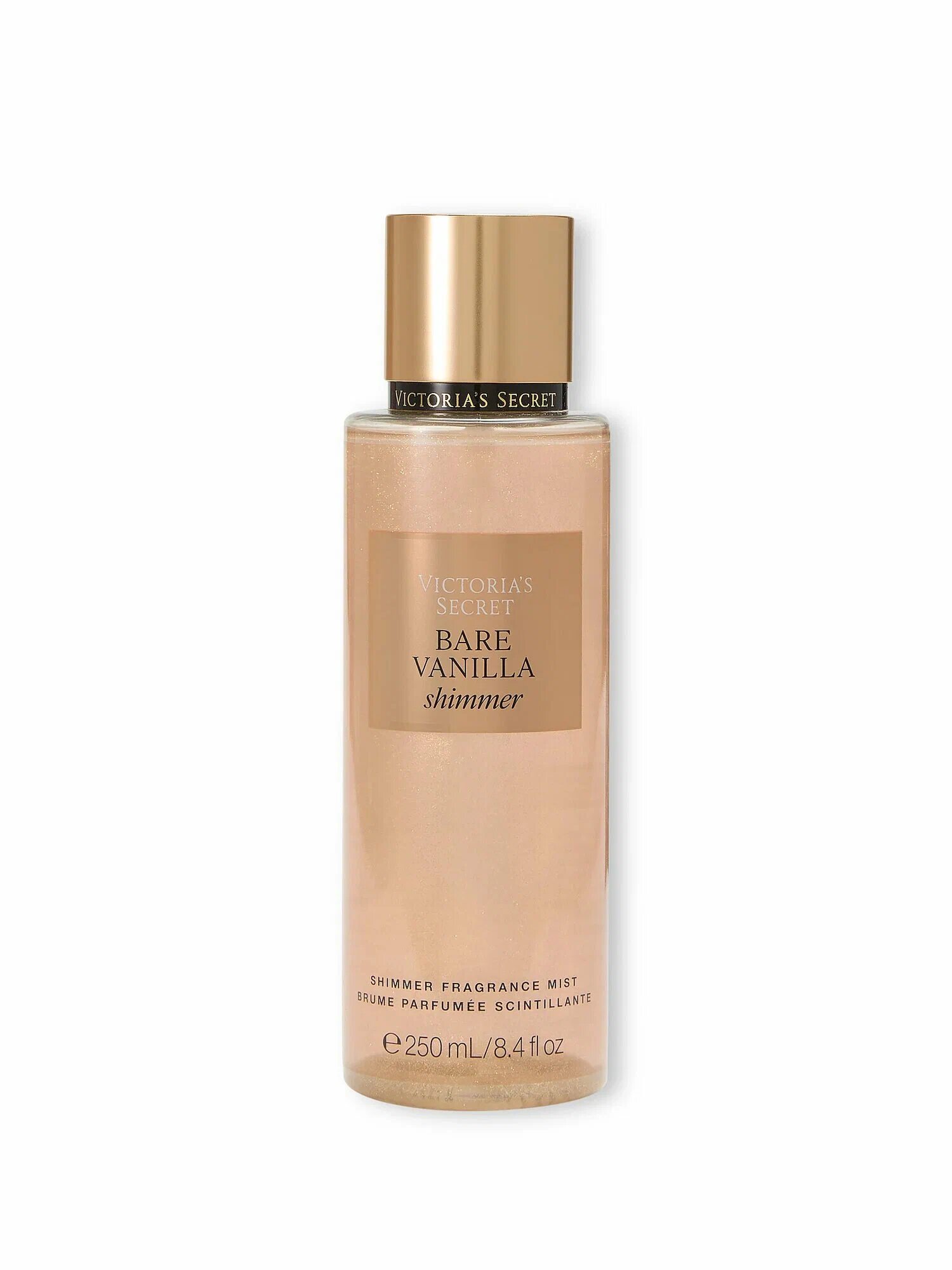 Парфюмированный мерцающий спрей-мист Bare Vanilla Shimmer от Victoria's Secret