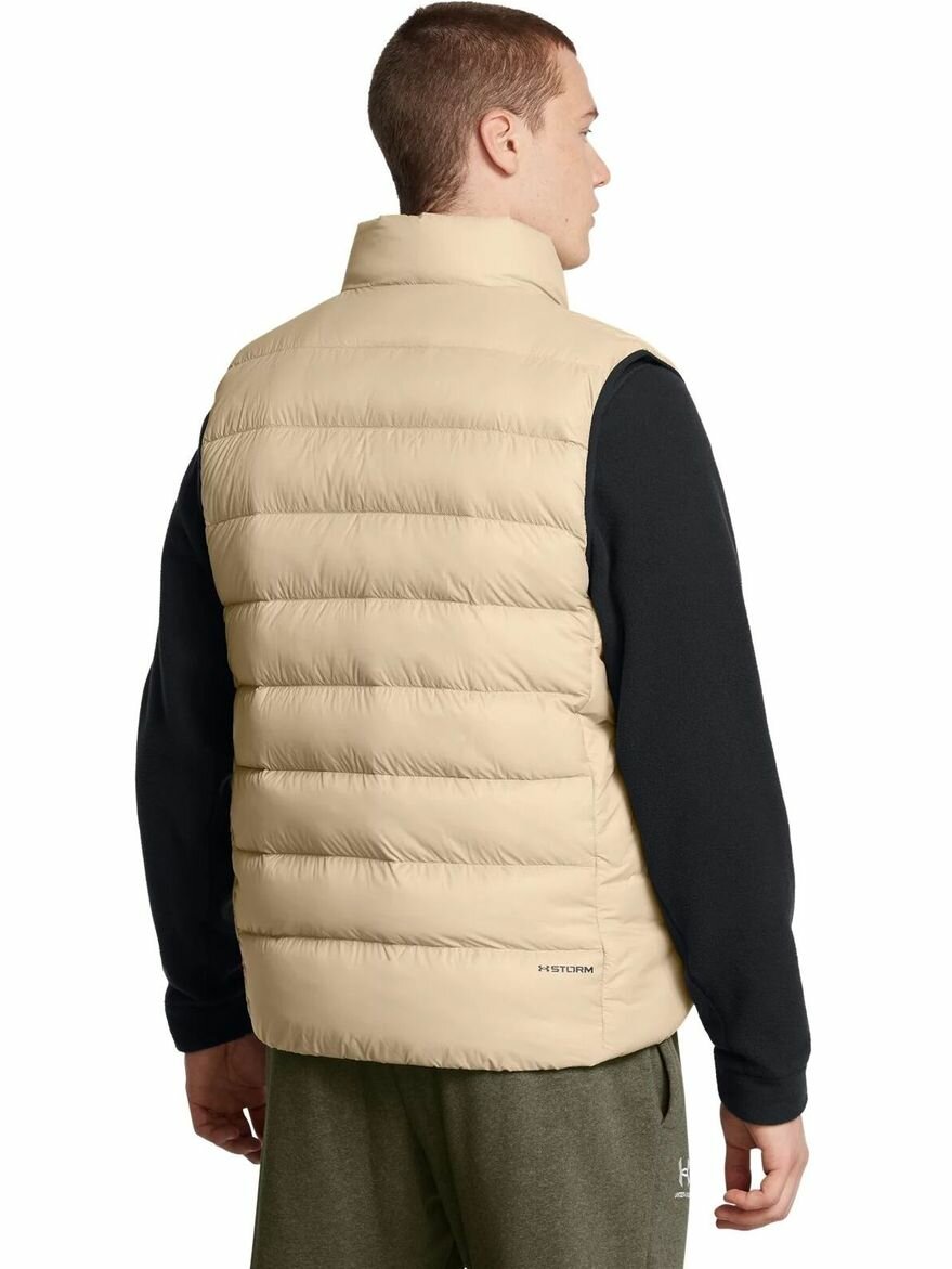 Жилет спортивный Under Armour LEGEND DOWN VEST, размер S, бежевый — фото 1