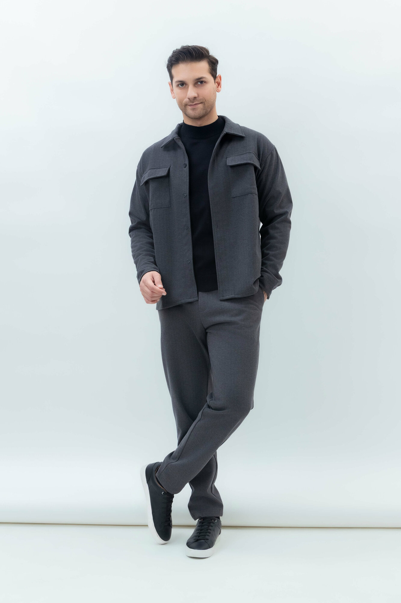 Брюки классические TERRA PRO, размер 34, dark grey — фото 1