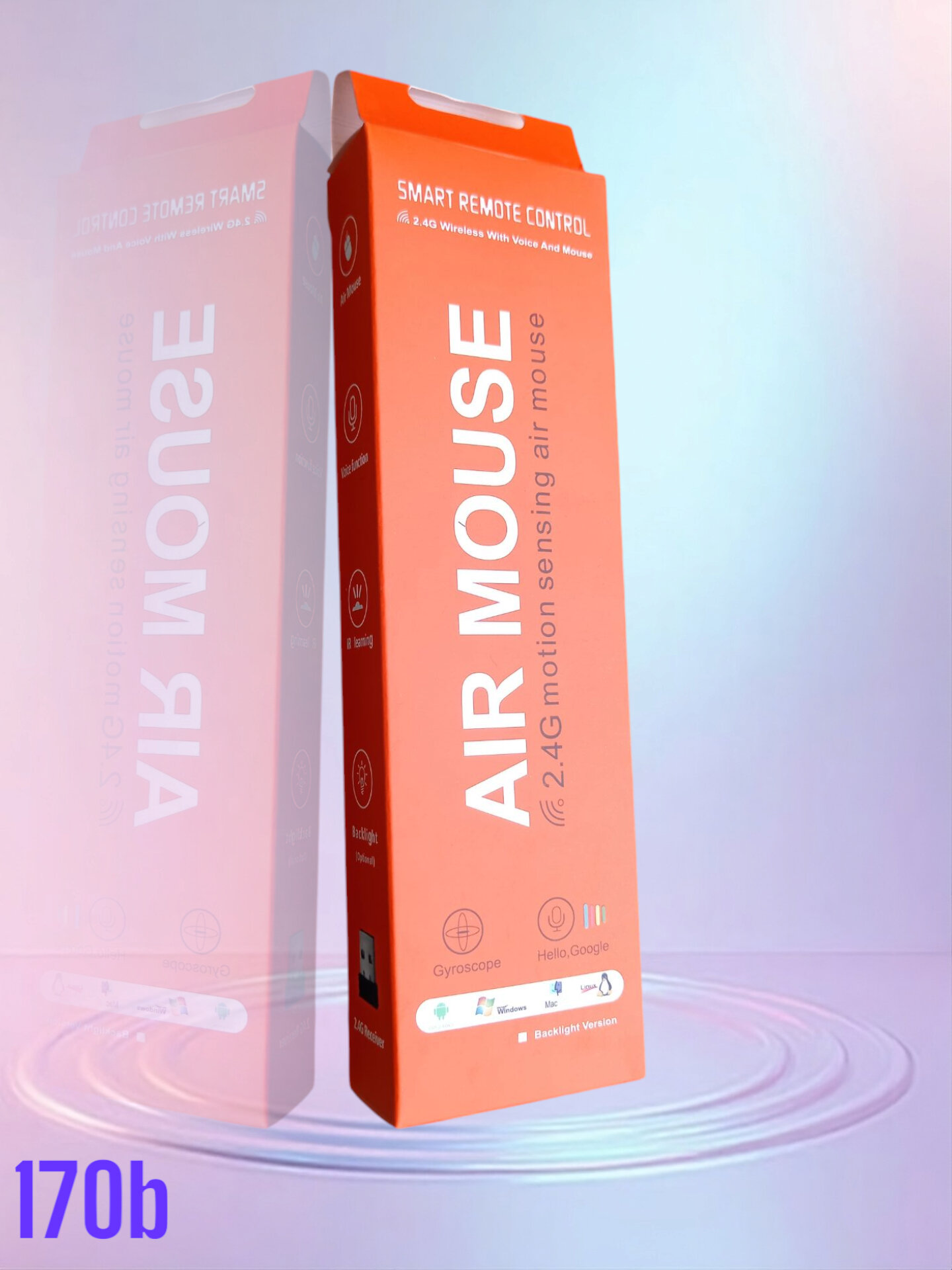 Пульт Air Mouse, гироскоп, голосовой ввод, 2,4GHz, Android, SmartTV, ПК — фото 1