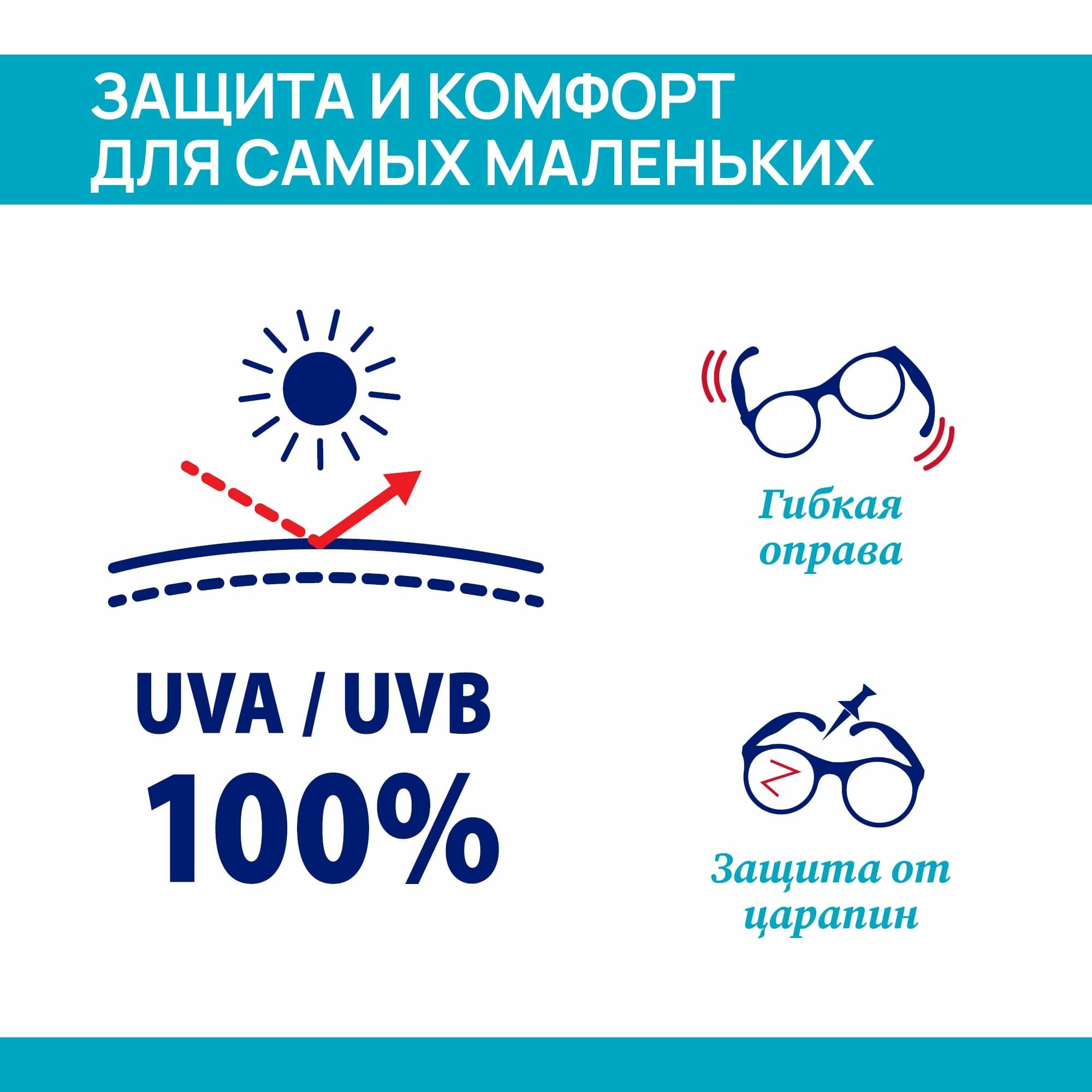 Солнцезащитные очки Chicco, розовый — фото 1