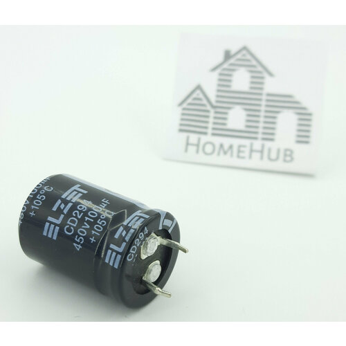 Электролитический конденсатор 100mf(мкф), 450V, 22x30, 105 градусов, Elzet