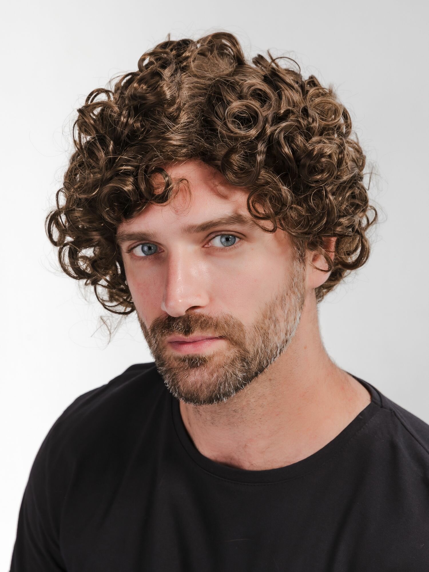 Парик мужской кудрявый короткий — фото 1