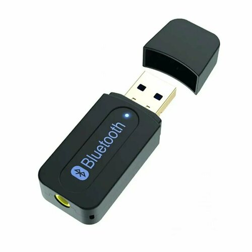 Беспроводной музыкальный приемник Bluetooth ресивер AUX 35 USB B02 черный 315₽