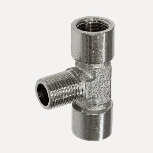 Изображение товара Фитинг тройник резьбовой T1/8MFF для работы с жатым воздухом и жидкостью, Арт. 0625