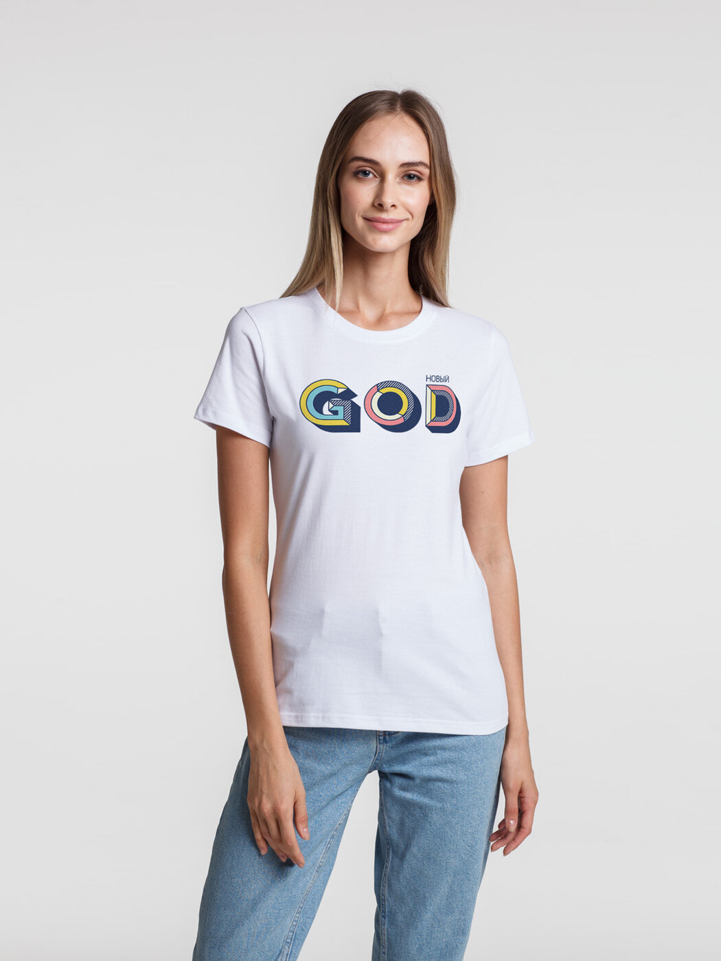 Футболка  размер 48  белый