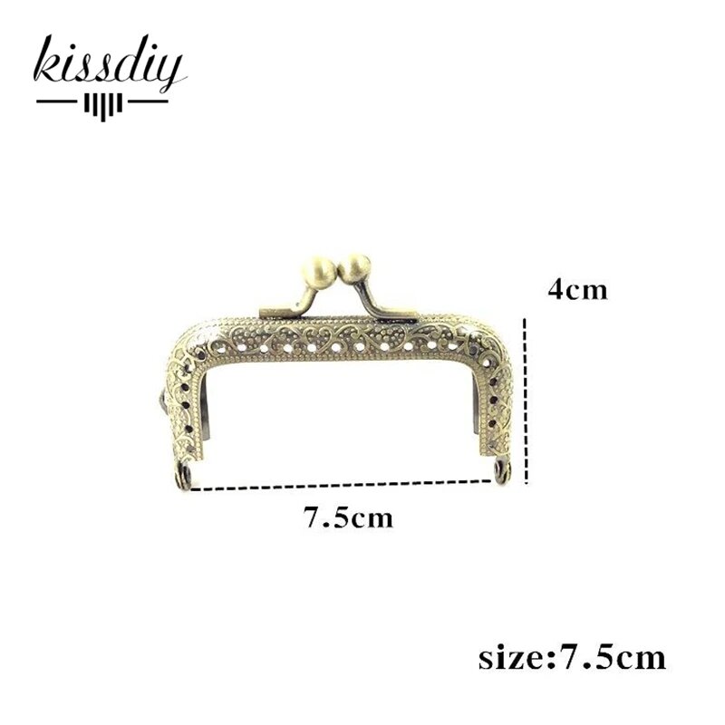 Металлическая рамка для кошелька 7.5см, Kiss Lock