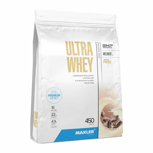 Maxler Ultra Whey 450 гр пакет (Maxler) Молочный шоколад