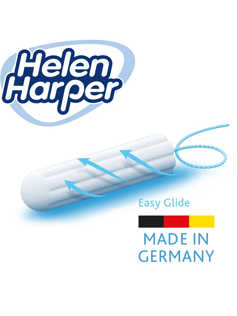 Тампоны Женские Гигиенические Тампоны женские Helen Harper Normal, без аппликатора, 3 капли, 48 штук