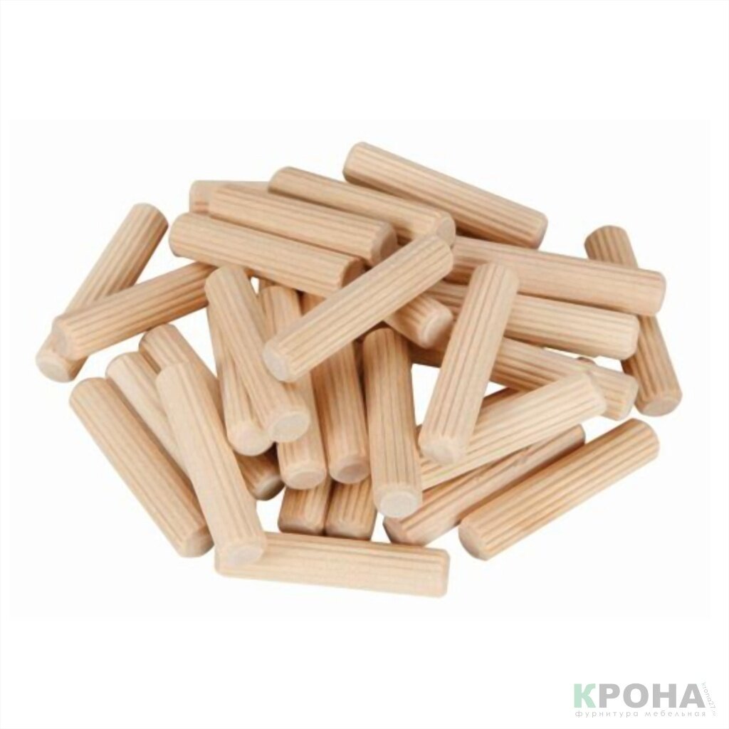 Шкант мебельный топ-креп, массив бука, чопик, 10х4 см, 10 штук — фото 1