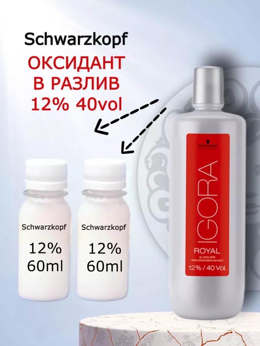 Окислитель на масляной основе Igora Royal 12% 60мл+60мл