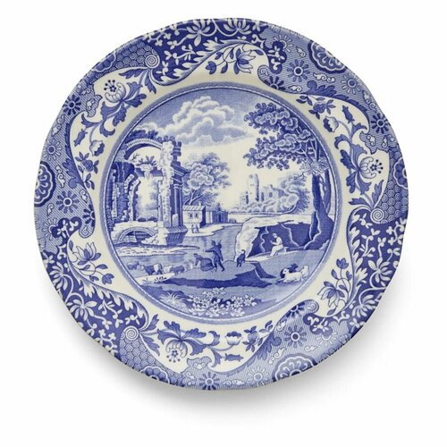 Тарелка закусочная Spode Голубая Италия 20 см фаянс 3960₽