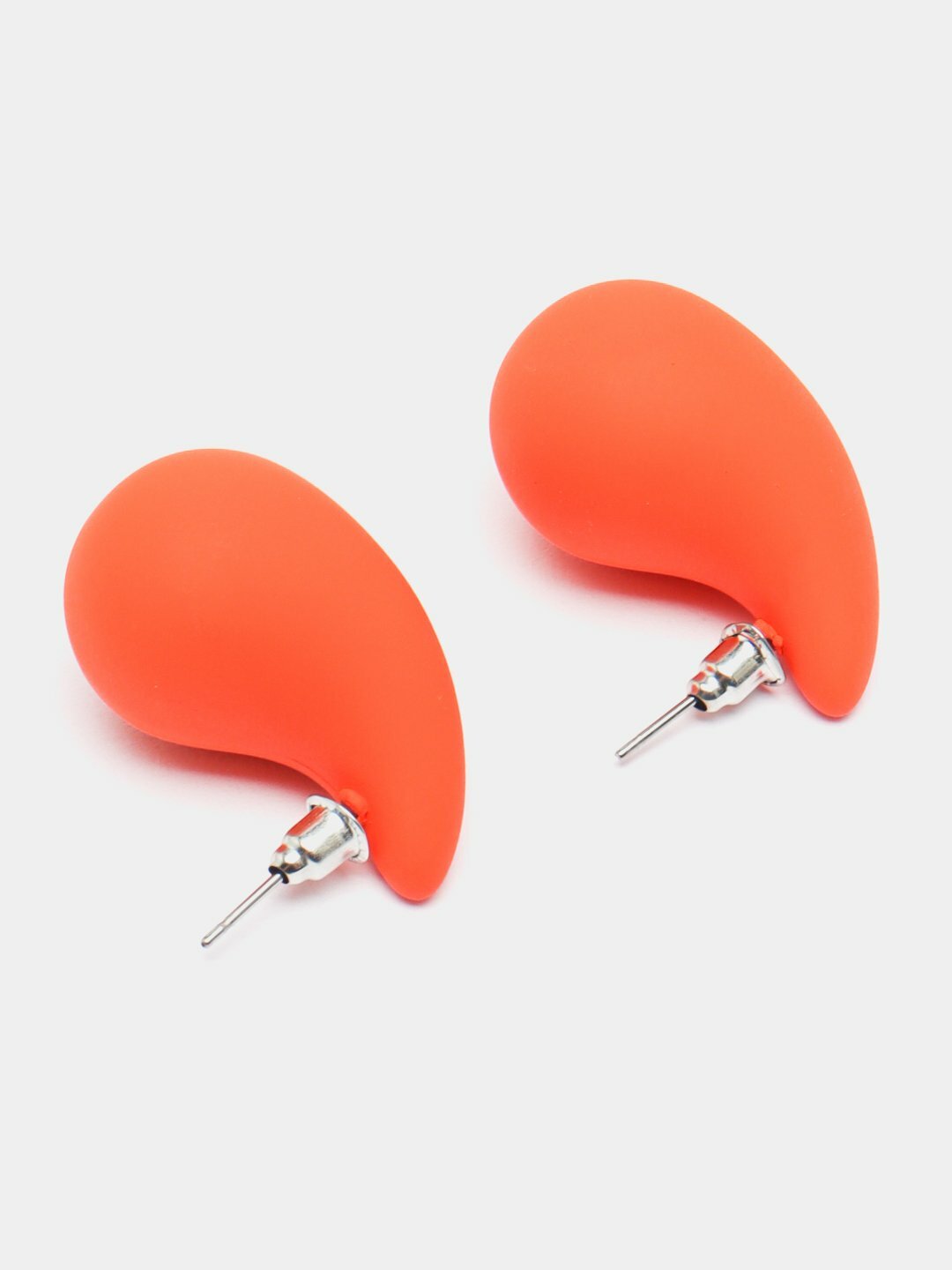 Комплект серег, оранжевый — фото 1