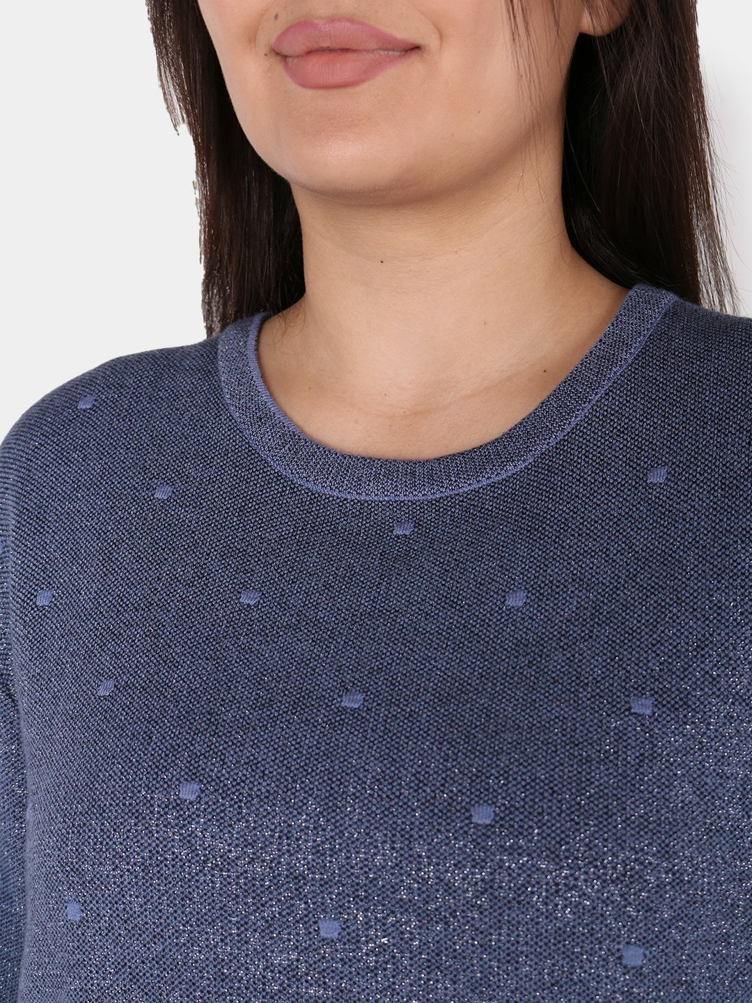 Свитер размер One Size, , синий меланж — фото 1