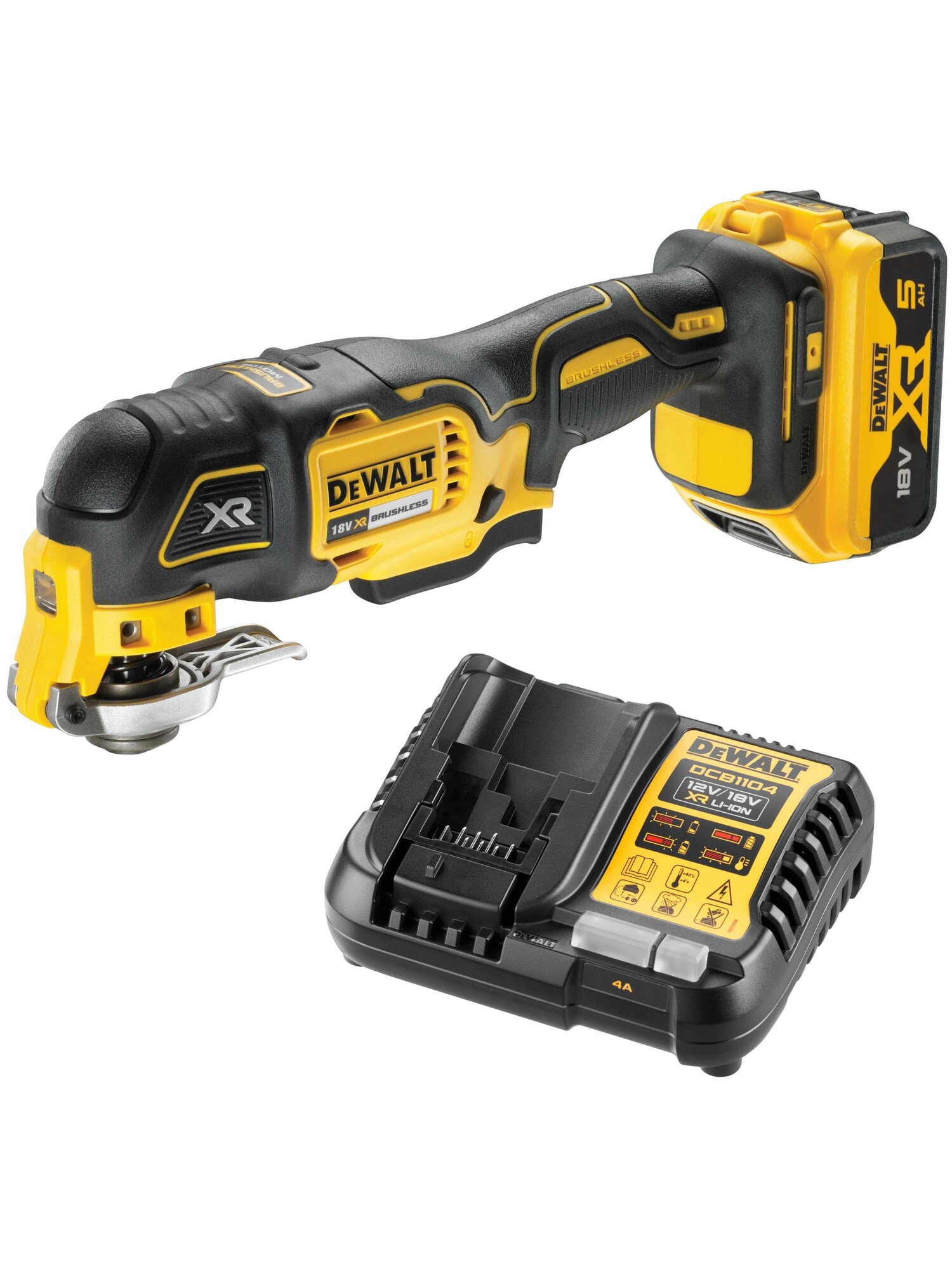 Аккумуляторный реноватор DEWALT DCS355P1 18 В 20000 кол/мин с АКБ 5 Ач и ЗУ