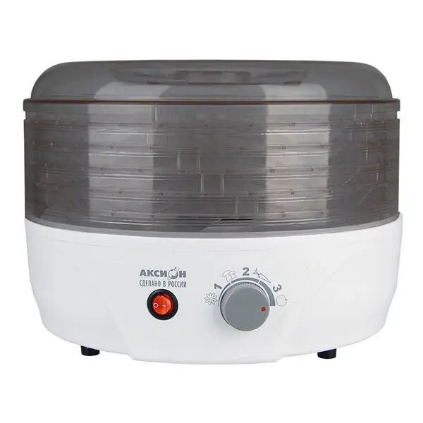Сушилка для овощей и фруктов Аксион Т-33 Дым, Количество : 1, Комплектация : инструкция, Материал: пластик
