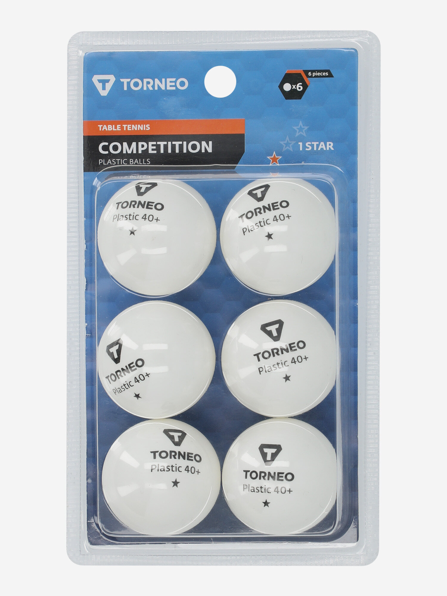 Мячи для настольного тенниса Torneo 6 шт.