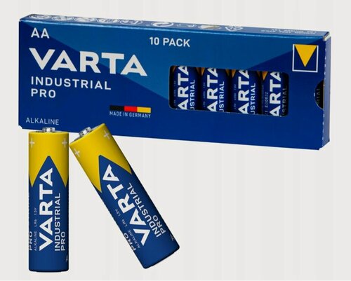 Изображение товара Батарейка VARTA Industrial PRO AA (LR06) Alkaline, 10 шт. (10 шт. в упаковке)