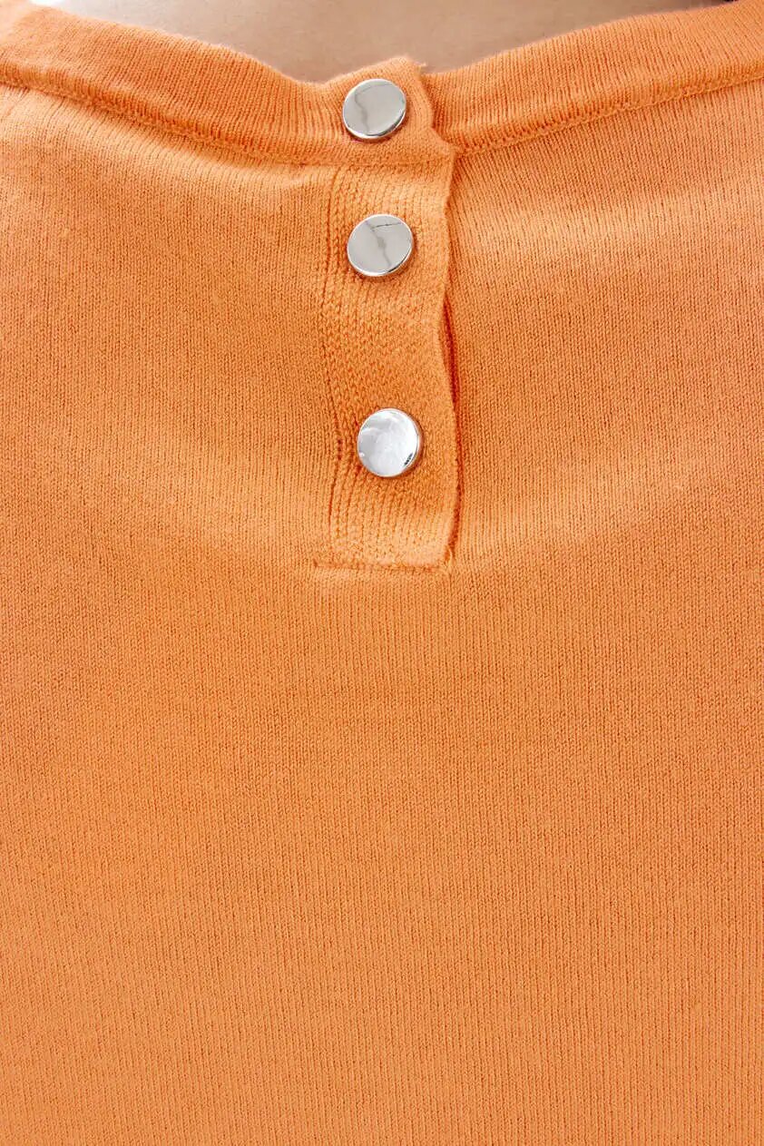 Джемпер Selfie, размер S, оранжевый — фото 1