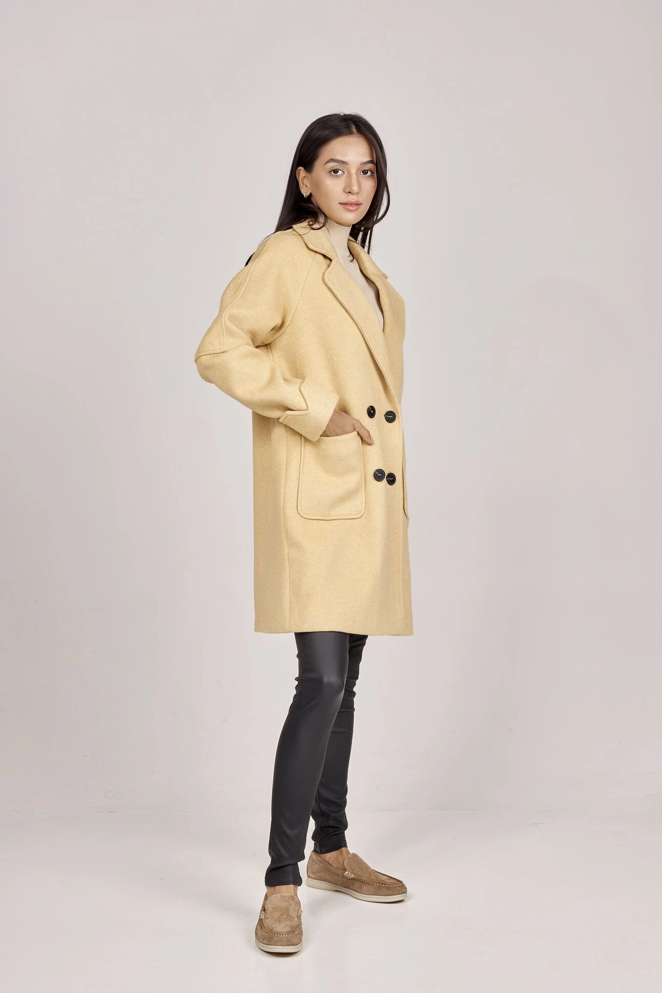 Пальто Selfie, размер S, желтый — фото 1