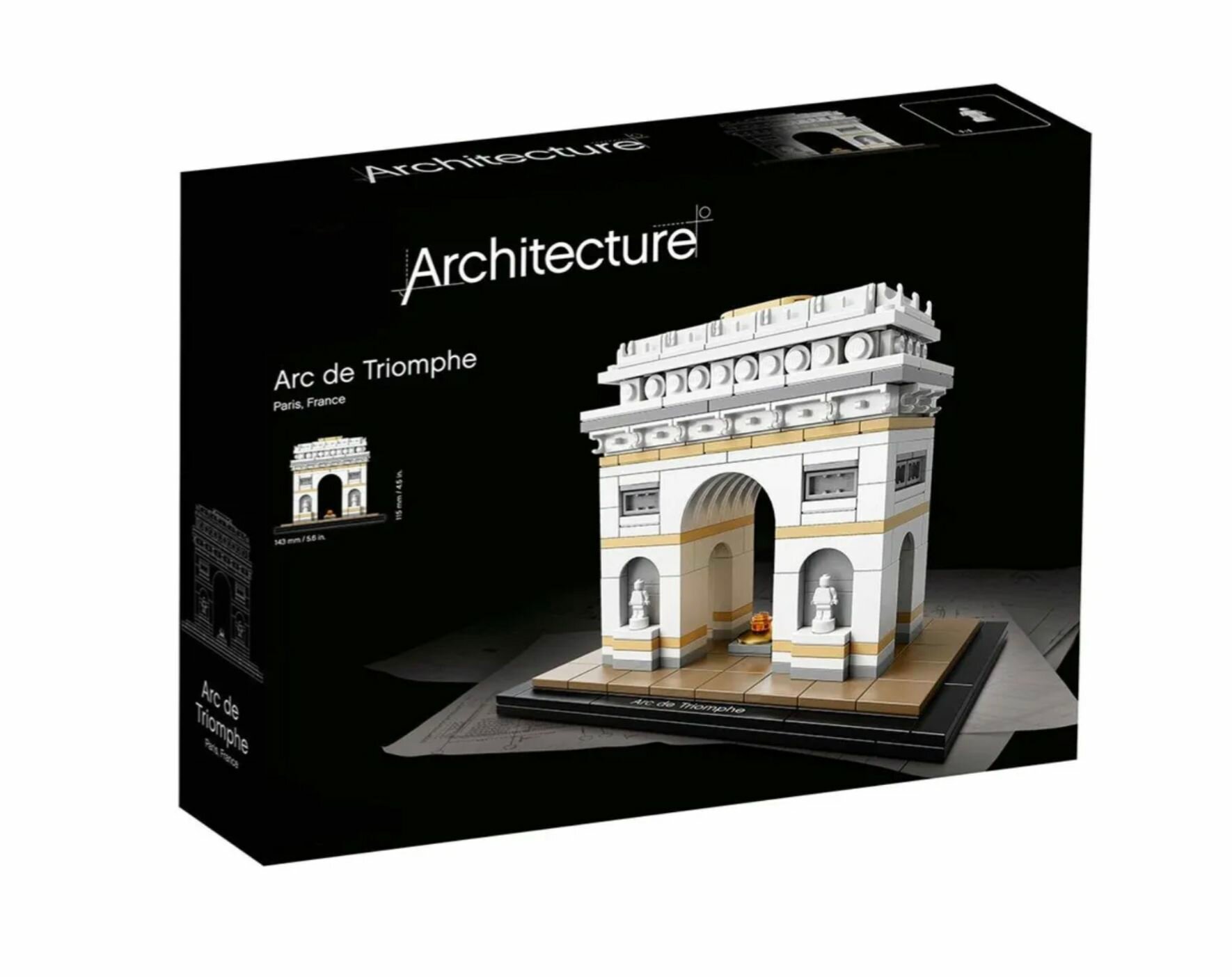 Конструктор Архитектура Триумфальная арка (совместим с лего Architecture lego 21036 ) 433 детали