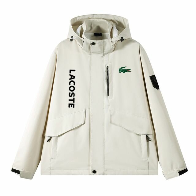 Ветровка LACOSTE Весна-лето 2024, размер XL, белый