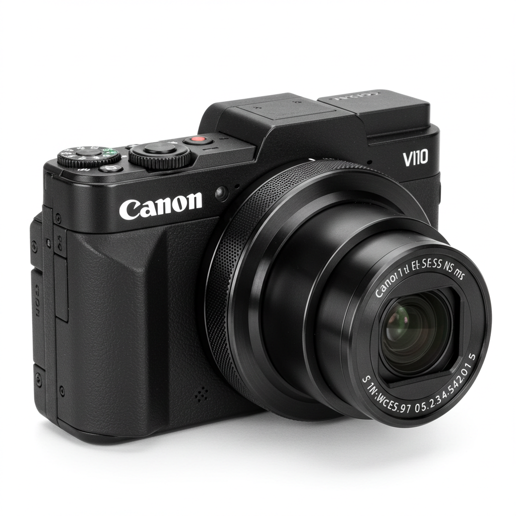 Canon PowerShot V10 Black – Компактная камера для влогов с 4K-видео и стереозвуком