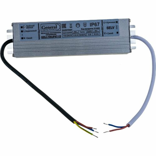 фото Светодиодный драйвер general lighting systems gdli-100-ip67-12