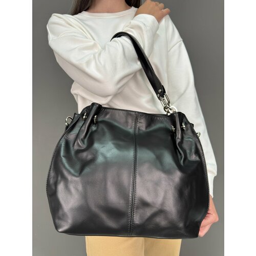 Сумка Sefaro, фактура гладкая, бежевый