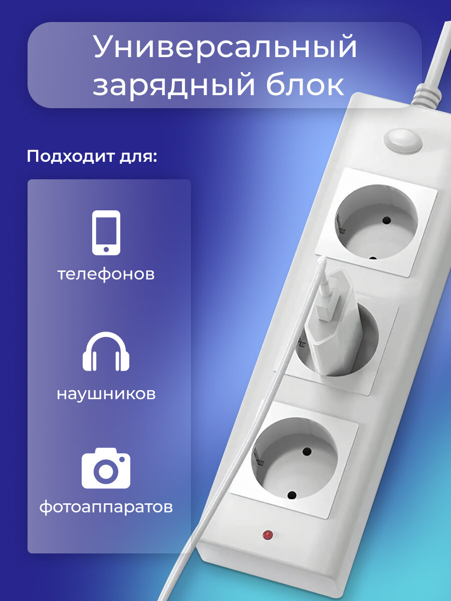 Зарядное устройство для телефона USB на iPhone, зарядка на Айфон, блок питания Apple — фото 1