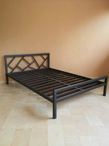 Изображение товара Кровать LOFTMEBEL "Цезарион", усиленная металлическая кованная кровать для спальни