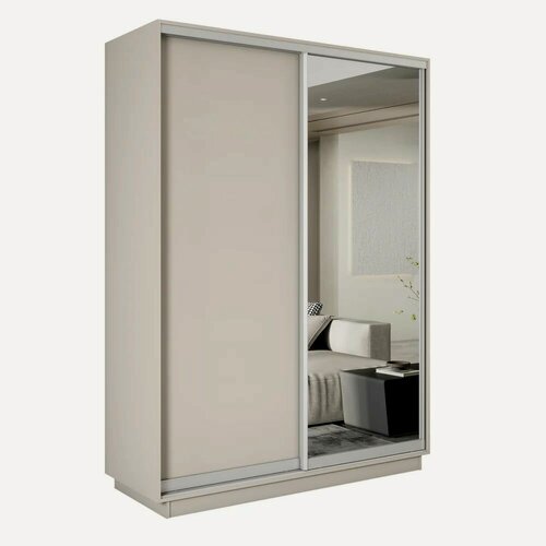 Изображение товара Шкаф-купе Экспресс 2х-дверный 1200*2400*450 ЛДСП/зерк Кашемир