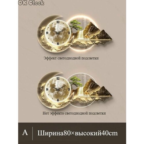Классический пульт дистанционного управления настенные часы тихий со светом 5298₽