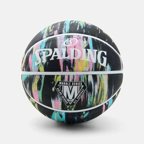 Мяч баскетбольный Spalding Marble Ball, размер 7, арт.84405Z, резина