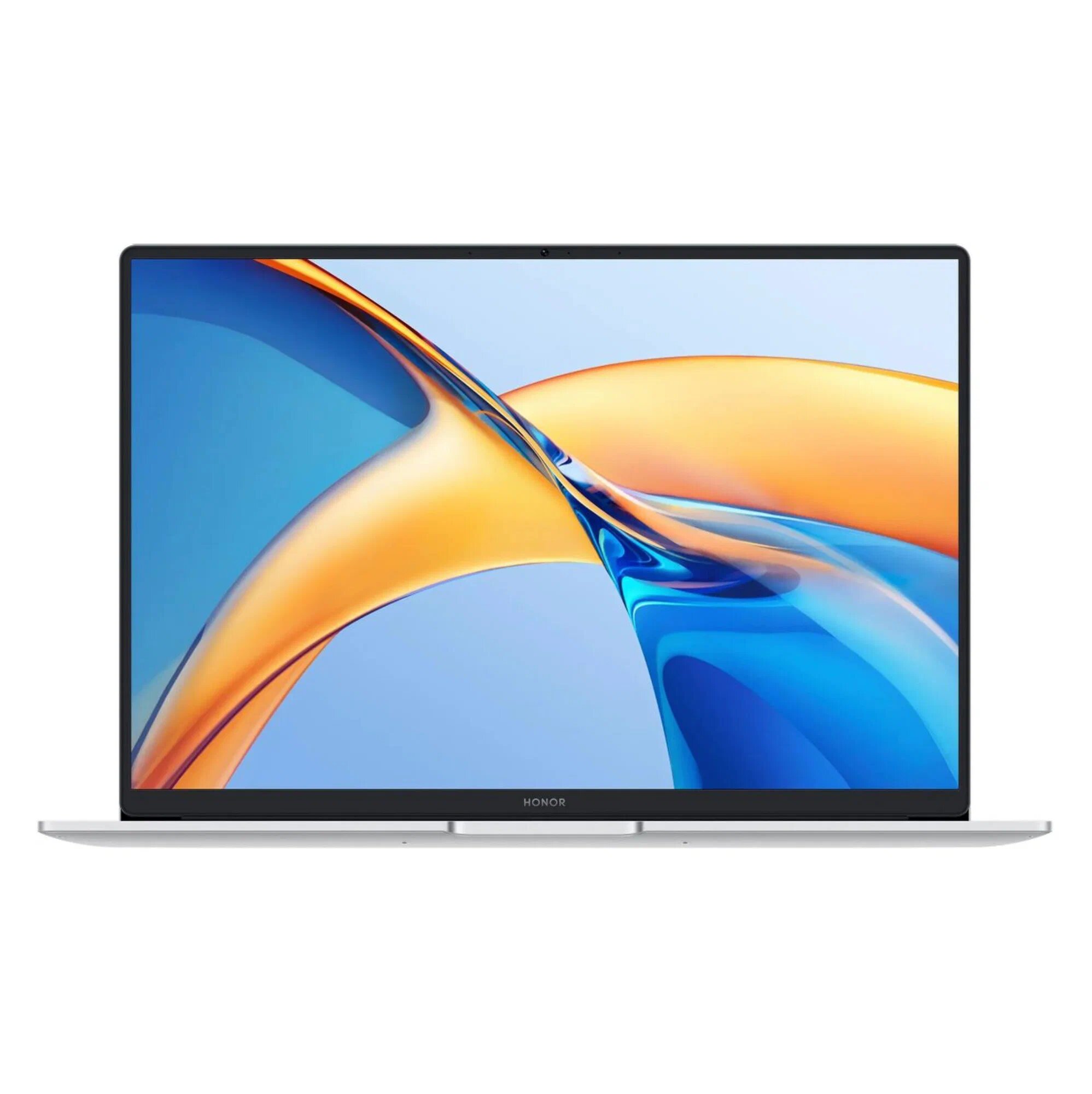 16" Ноутбук Honor MagicBook X16, BRN-H56, 1920x1200 IPS, AMD Ryzen 5 7640HS (4.3 ГГц), RAM 16 ГБ LPDDR5х, SSD 512 ГБ, AMD Radeon 760M, Windows 11 Pro + MS Office Pro, Серебристый, Русская раскладка — фото 1