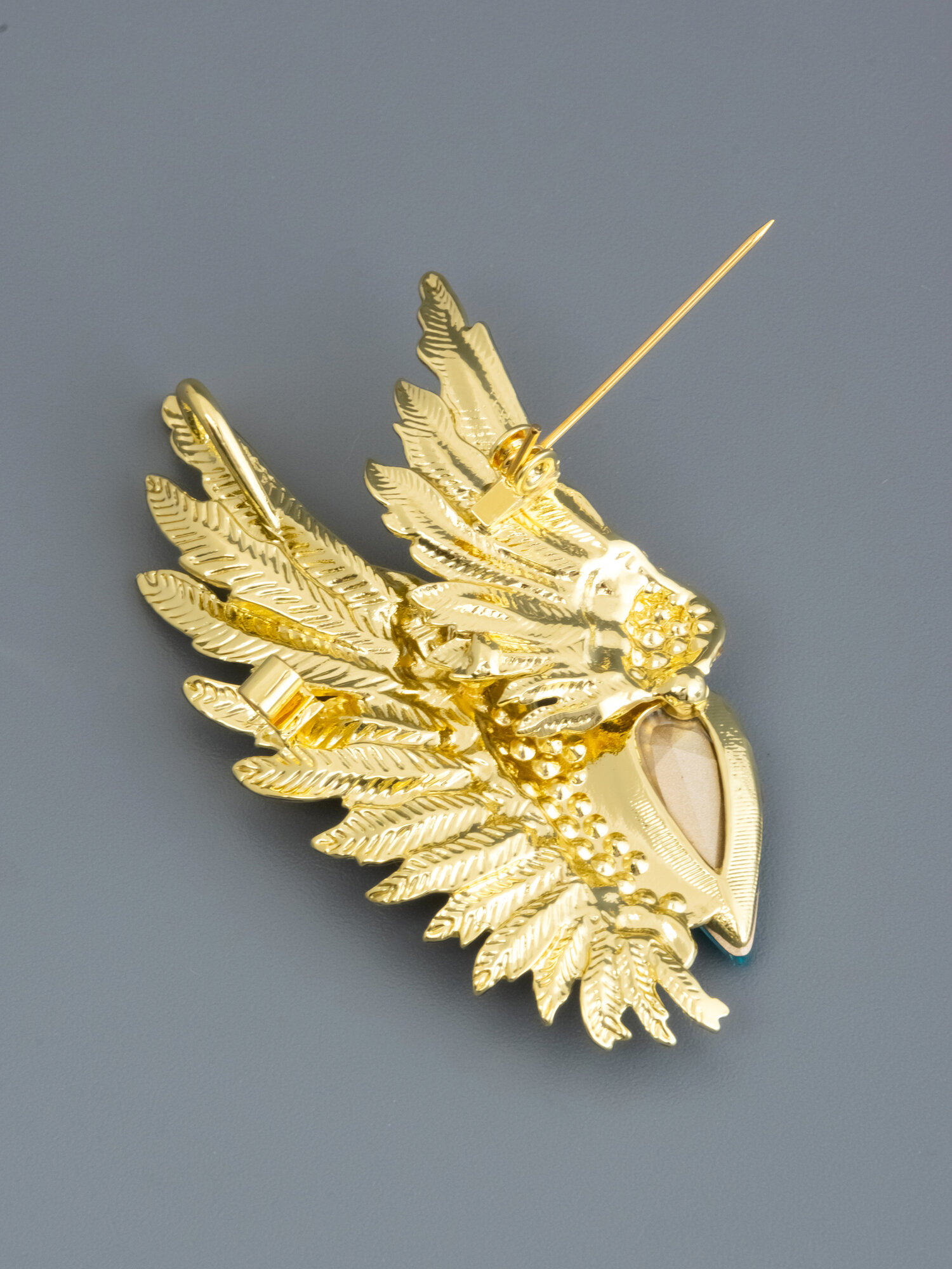 Брошь ЖемАрт, кристалл, 1 шт. — фото 1