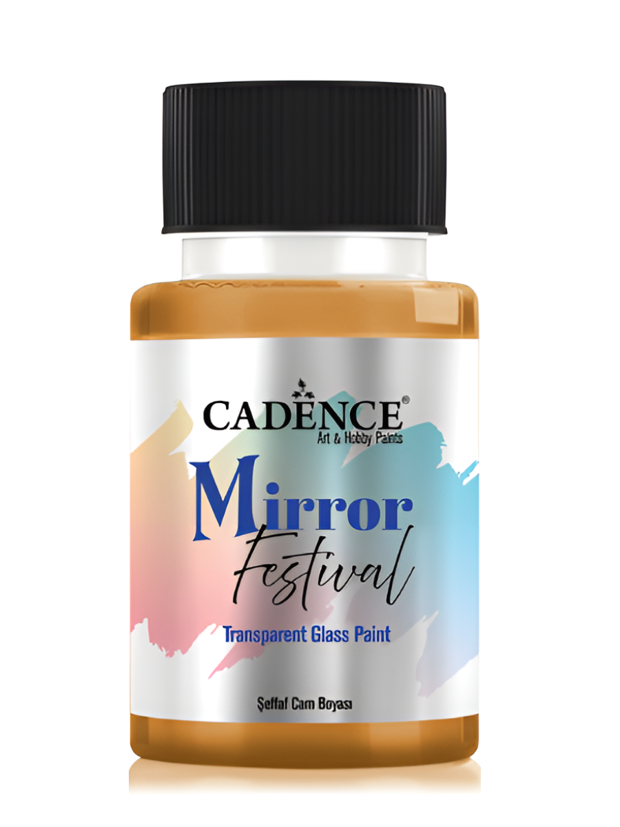 Краска для стекла и зеркала Cadence Mirror Festival, 50 ml. MF-03 Gold