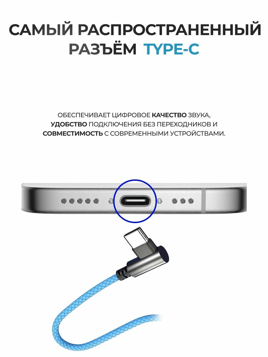 Наушники HAPPYAUDIO, с микрофоном, проводные, шумоподавление, для телефона — фото 1