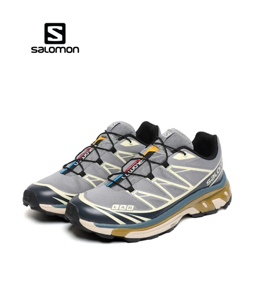 Кеды Salomon Salomon, полнота F, размер 39EU=24.5cm, серо-белый