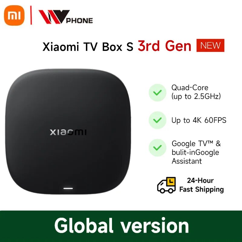 Картинки Xiaomi Mi TV Box S 3rd Gen Черный 2ГБ 32ГБ Sold Out