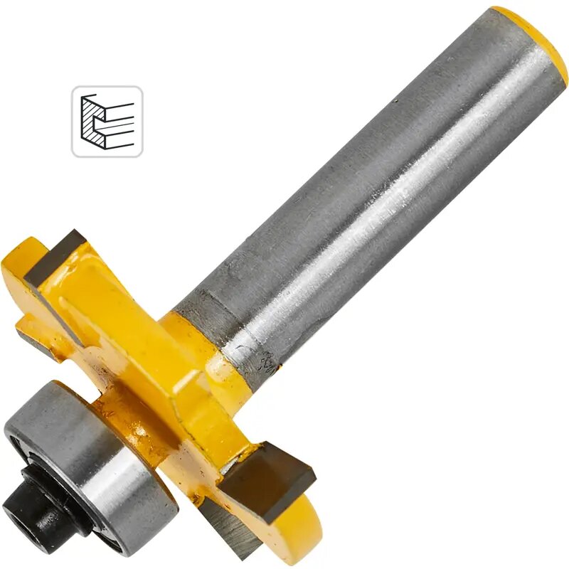 Фреза по дереву кромочная фальцевая 553371 32x5 мм хвостовик 8 мм