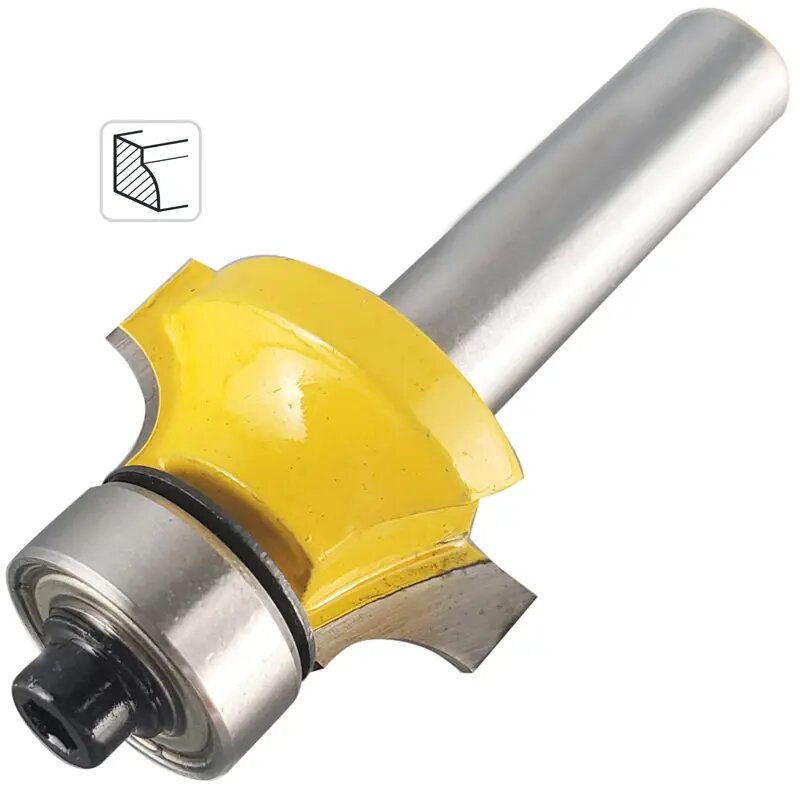 Фреза по дереву кромочная калевочная 553350 22.2x13 мм хвостовик 8 мм