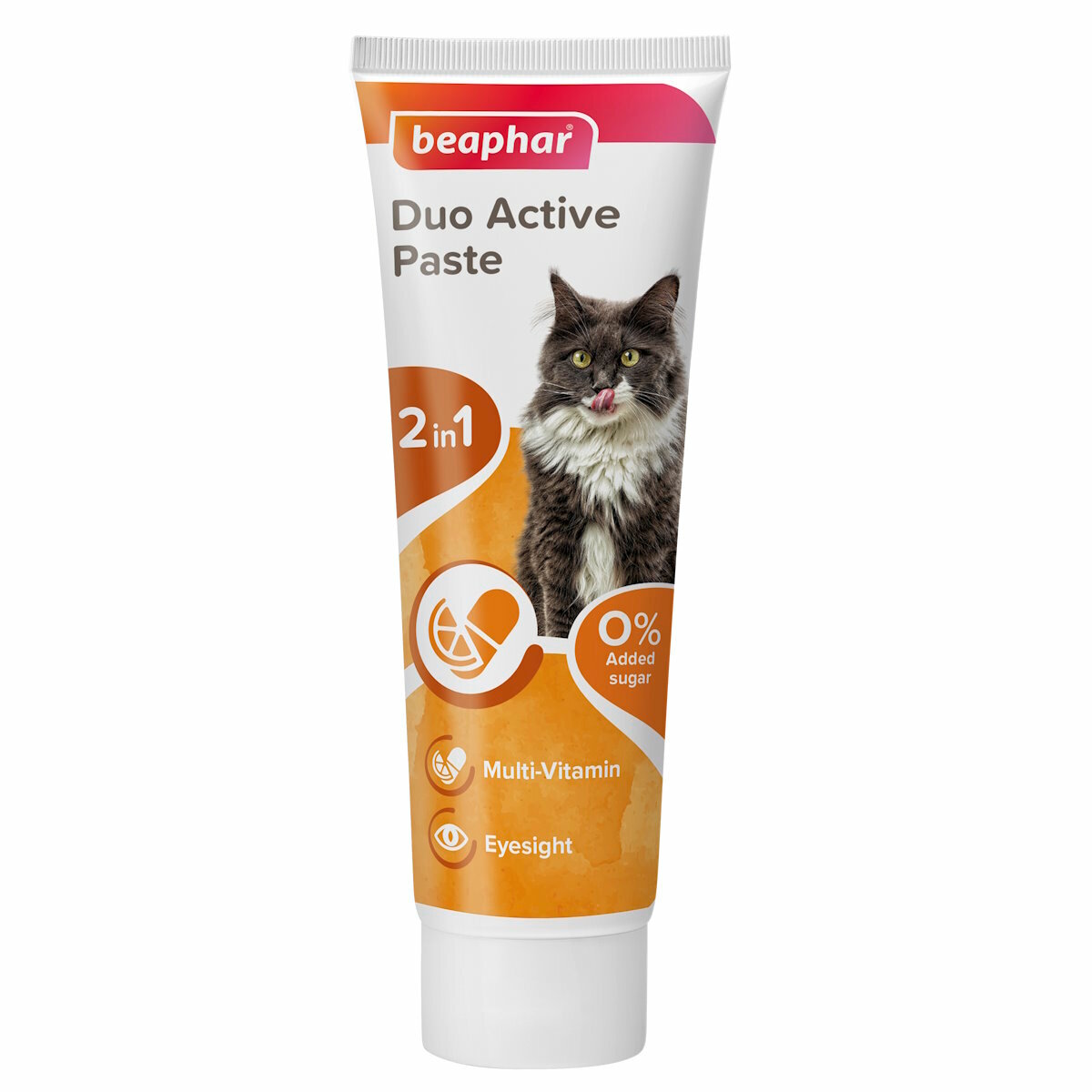 Beaphar "Duo Active Paste" мультивитаминная двойного действия для кошек туба, 100 гр