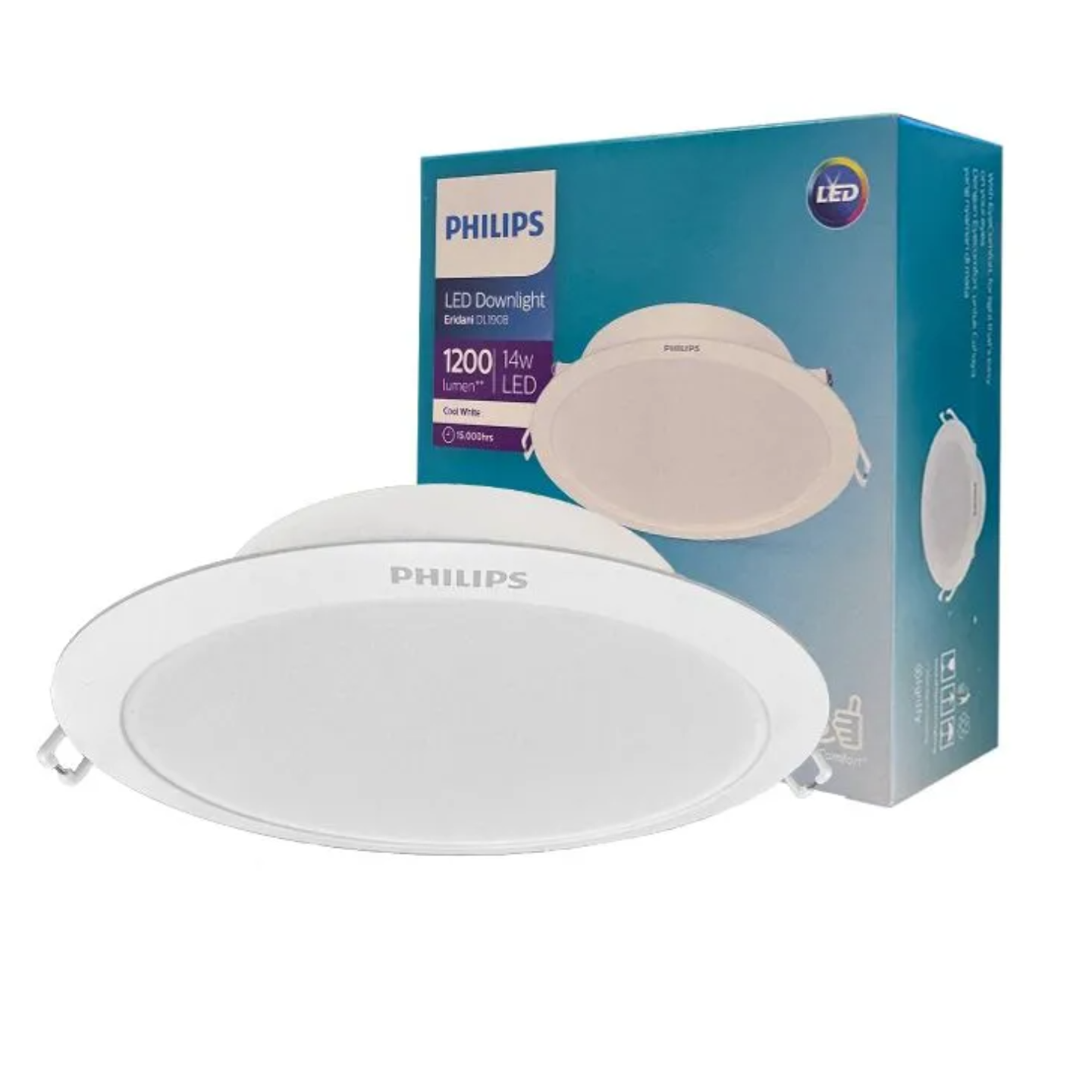 Светильник светодиодный встраиваемый 14W/6500K D-165 H-35 Eridani DL190B LED6 D150 PHILIPS